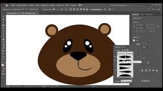 Объединение "Графический дизайн" | "Рисуем мишку в Adobe Illustrator".