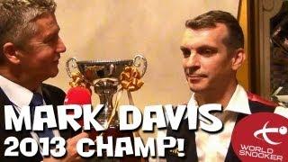 Mark Davis is the 6 Red World Championship 2013 Winner!