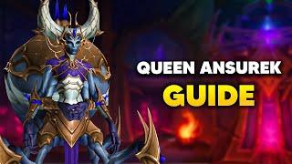 Normal/Heroic QUEEN ANSUREK Boss Guide and Fight Walkthrough | Nerub-ar Palace Raid Guides