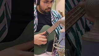 #Jivi recording his beautiful piece on ukulele
