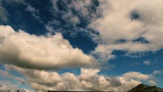 Moving Clouds Time Lapse Sky Video Background Footage