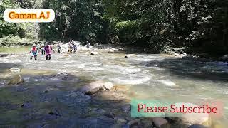 WOW!!! Laluan sungai yang perlu dilalui untuk sampai ke puncak Mara Kara Hill