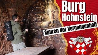 Burg Hohnstein - Brandspuren eine versteckte Tür und die Geschichte