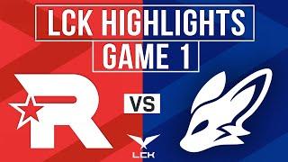 KT vs FOX Highlights Game 1 | LCK 2024 Regional Finals | KT Rolster vs BNK FearX