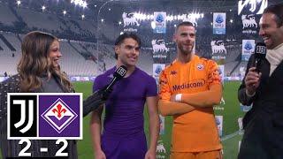 Riccardo Sottil David De Gea Intervista Post Juventus 2 vs 2 Fiorentina 29/12/2024