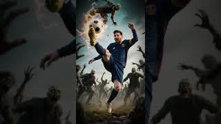 Ronaldo, Messi, Neymar & Mbappe Enter a Zombie World! 
