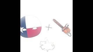 Texas chainsaw trend | countryball edit #shorts