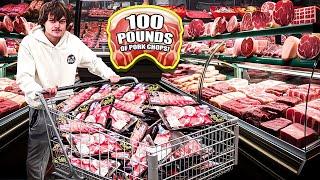 Cooking 100 Pounds Of Pork Chops For The Homeless!