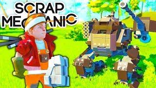 БИТВА НА ГИГАНТСКИХ РОБОТАХ » SCRAP MECHANIC