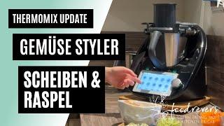 Thermomix Gemüse Styler | Scheiben und Reibe für TM6 & TM5