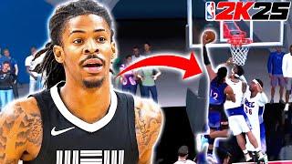 My *NEW* 99 Layup + 96 DUNK Ja Morant Build Is A MENACE In NBA 2K25!!