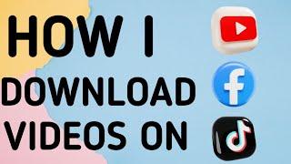 How to Download Videos from Facebook, TikTok, and YouTube – Easy Mobile App Tutorial #download