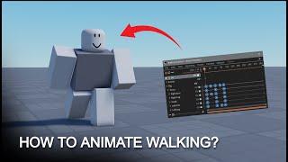 How to animate walking? | Roblox Animation | Roblox Moon Animator