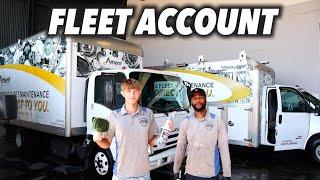 How I Got This Detaling Fleet Account - Hunter's Mobile Detailing