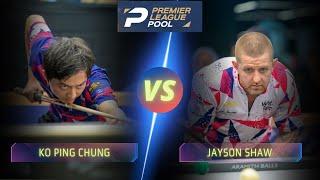 KO PING CHUNG  VS  JAYSON SHAW | 2024 PREMIER LEAGUE POOL #billiards  #highlights