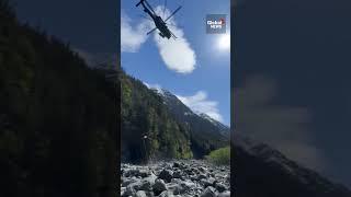 Alaska hiker survives being pinned for hours underneath boulder