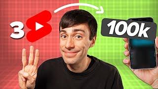 How to Get 100k Subscribers with 3 Youtube Shorts