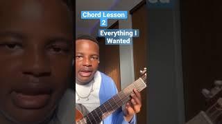 Everything I Wanted - EASY GUITAR CHORDS - Billie Eilish