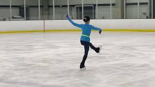 Danhee Ryu juvenile freeskate test 5/11/23