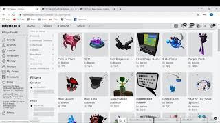 ROBLOX Catalog recently updated are broken