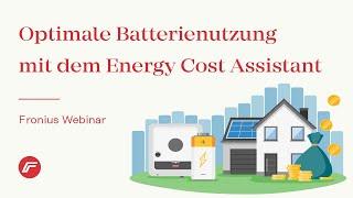 Webinar: Optimale Batterienutzung mit dem Energy Cost Assistant