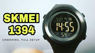 SKMEI 1394 Full black - Review, Full Setup (Indonesia)