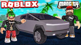 BUYING BRAND NEW TESLA CYBERTRUCK FOR 500 ROBUX in ROBLOX MAD CITY