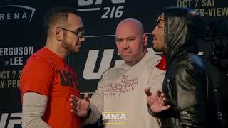 UFC 216: Tony Ferguson vs. Kevin Lee Media Day Staredown - MMA Fighting