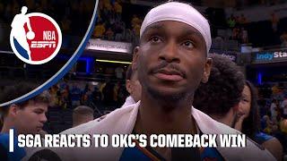 Shai Gilgeous-Alexander after Game 4: We did enough to get a win tonight | NBA on ESPN