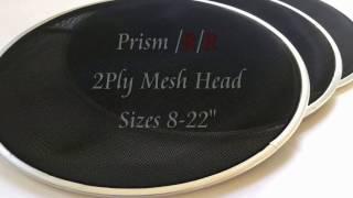 Prism Products Low Volume Acoustic Mesh Drum Heads (E-Drum and Acoustic Kit Silent Practice)