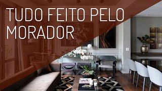 O Próprio Morador fez toda a Decoração e Quebra-Quebra desse Apartamento