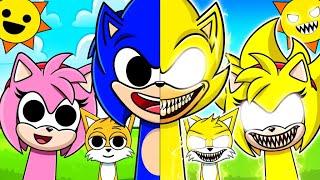 Sprunki But SUPER SONIC vs SONIC