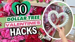 10 Genius Dollar Tree Valentine’s Hacks & DIYs on a Budget! 