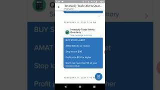 FREE STOCK ALERT AMAT STOCK