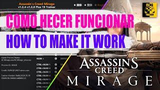 HOW TO WORK TRAINER FLING - COMO HACER FUNCIONAR TRAINER FLING - ASSASSINS CREED MIRAGE