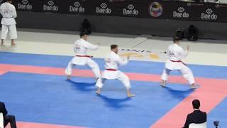 Final Kata Team Male - SPAIN vs JAPAN - Karate World Championship MADRID 2018