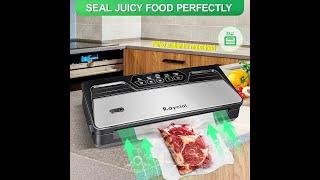 Raycial Vacuum Sealer with Bag Storage and Built in Cutter