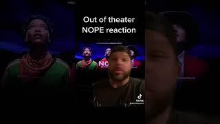 Out of theater NOPE reaction. #NOPE #NOPEFILM