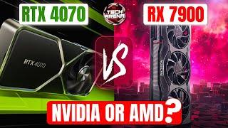 Best Gaming GPU for Performance & Price in 2024? | Nvidia RTX 4070 vs AMD Radeon RX 7900