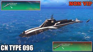 Modern Warships Best Tier 3 Submarine "CN TYPE 096" |With Best Build P-700 Granit & YU-7 Torpedo.