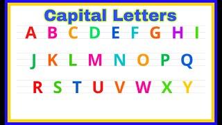 How to write Capital Letters || ABCD Alphabets || ABCD Capital Letter |Capital Letters Abcd writing