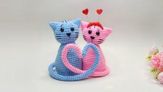 An original idea that generates incomeHow to crochet Cats in Love