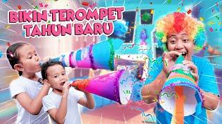 QAIREEN DAN KIRANA BIKIN TEROMPET TAHUN BARU BARENG GEMOY !! SUARANYA KENCENG BANGET 