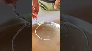 surface tension on thread ring || surface tension experiment #Tjsir #viralvideo #tranding #shorts
