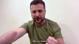 Address of the President of Ukraine Zelensky on the results of the 150 day of the war (2022) UA news