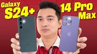 Có 18 triệu thì mua iPhone 14 Pro Max cũ hay Galaxy S24 Plus mới tinh ???