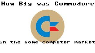 How big was Commodore in the Home 8 bit market