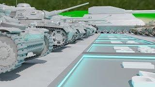 Tank Size Comparison 3D 4K 60FPS