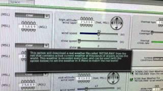 How To Set Up Real Weather In Xplane