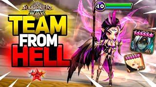 Team From HELL. Lucifer and Craka in Summoners War